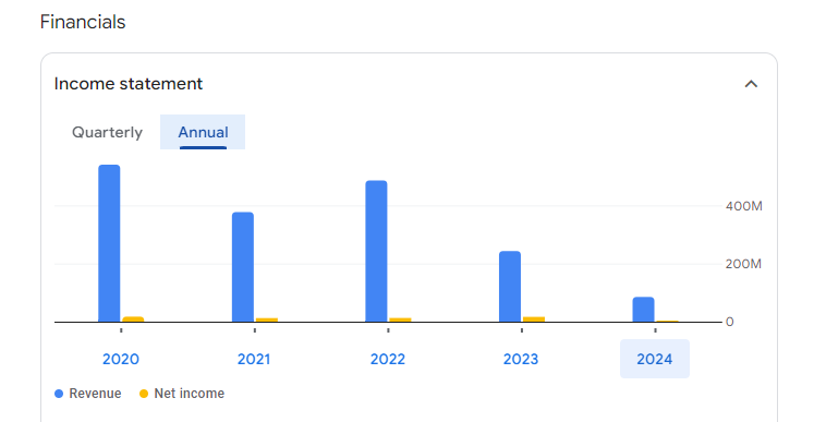 AF Enterprises Income Statement