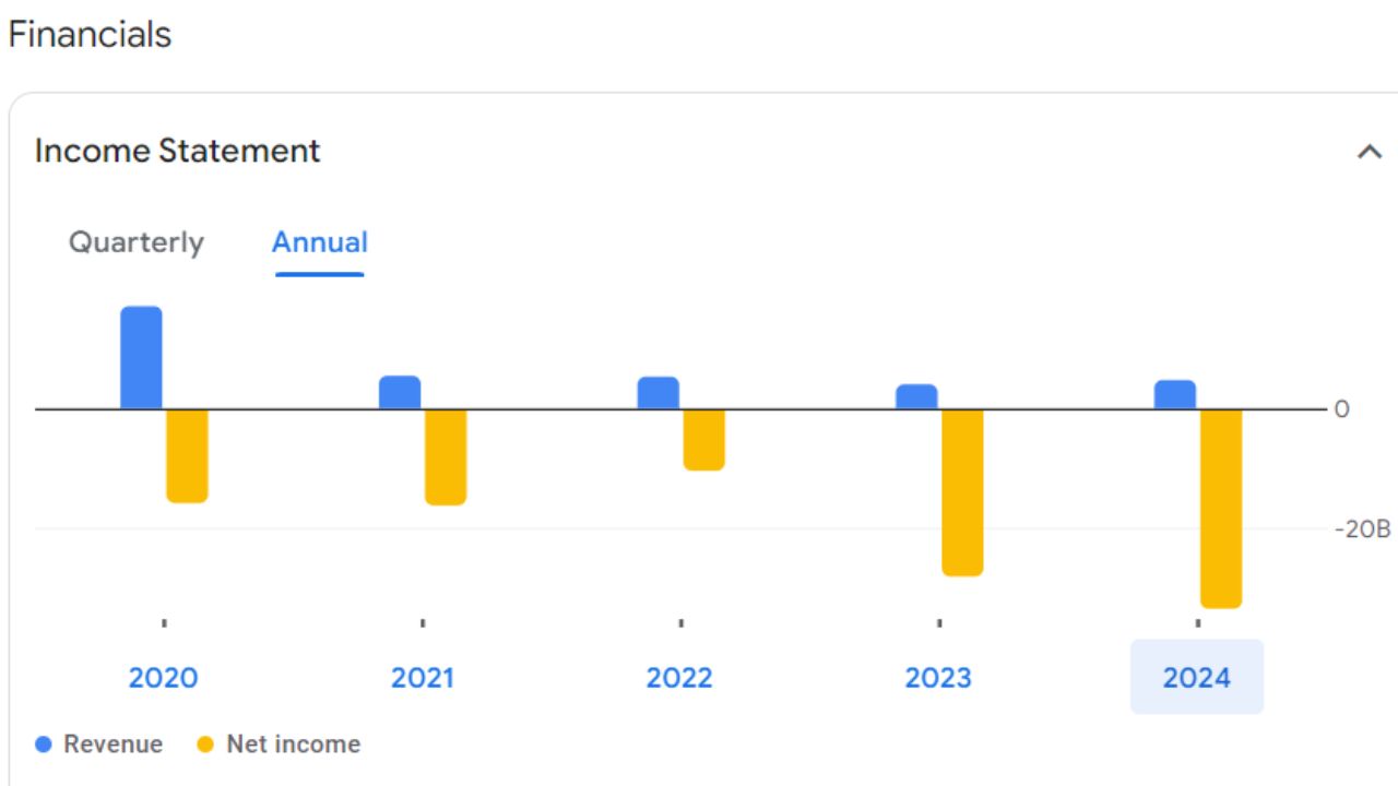 Unitech Annual Income Statement