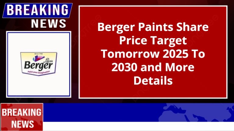 Berger Paints Share Price Target