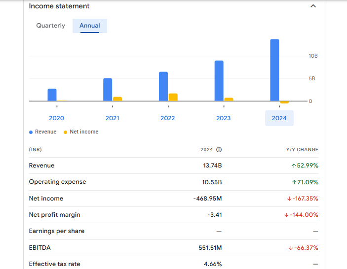 Borosil Renewables Ltd Financials