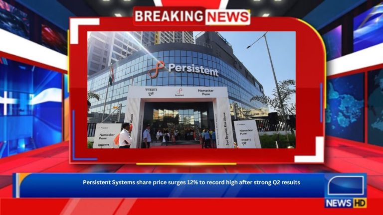 Persistent Systems share price surges 12% to record high after strong Q2 results