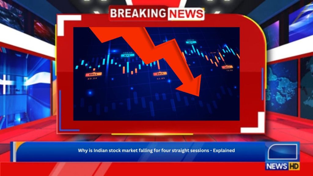 Why is Indian stock market falling for four straight sessions - Explained