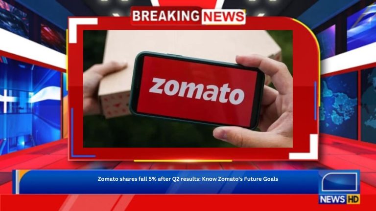 Zomato shares fall 5% after Q2 results: Know Zomato's Future Goals