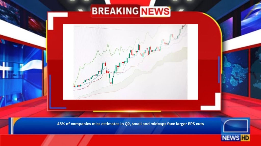 45% of companies miss estimates in Q2, small and midcaps face larger EPS cuts