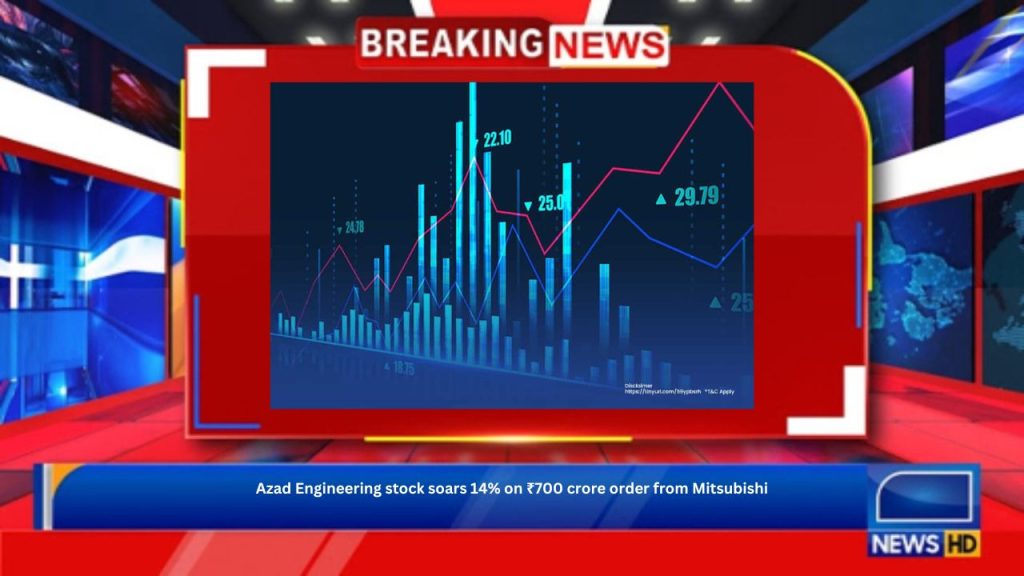 Azad Engineering stock soars 14% on ₹700 crore order from Mitsubishi