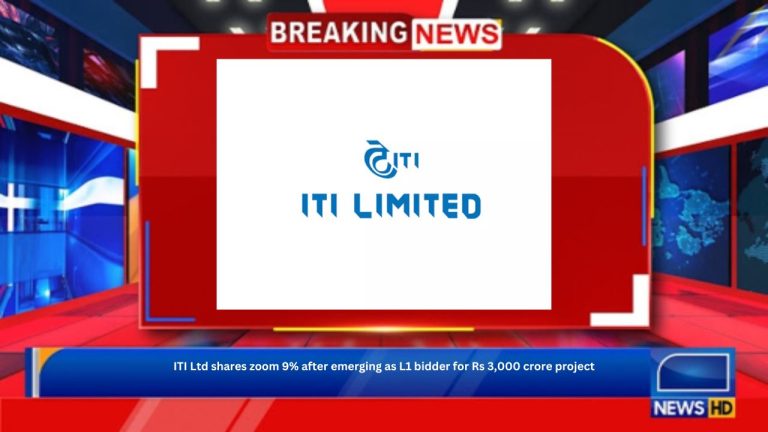 ITI Ltd shares zoom 9% after emerging as L1 bidder for Rs 3,000 crore project