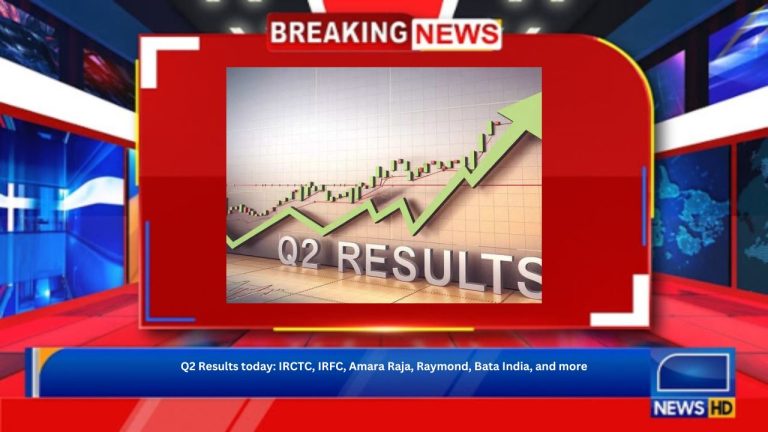 Q2 Results today: IRCTC, IRFC, Amara Raja, Raymond, Bata India, and more