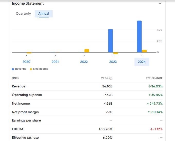 Rattanindia Enterprises Ltd Financials