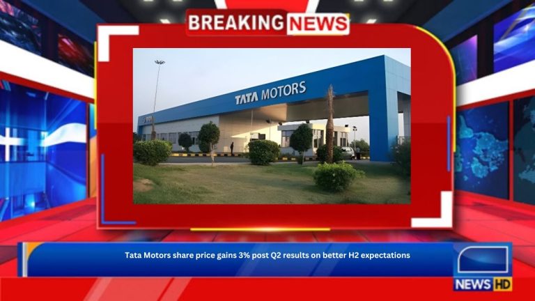 Tata Motors share price gains 3% post Q2 results on better H2 expectations