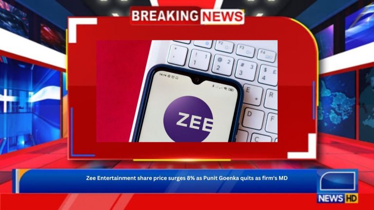 Zee Entertainment share price surges 8% as Punit Goenka quits as firm's MD