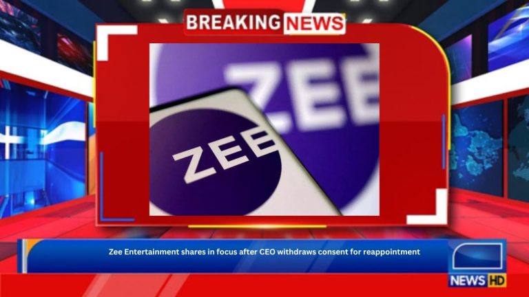 Zee Entertainment shares in focus after CEO withdraws consent for reappointment