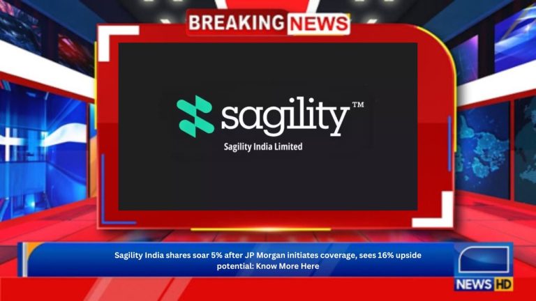 Sagility India shares soar 5% after JP Morgan initiates coverage, sees 16% upside potential: Know More Here