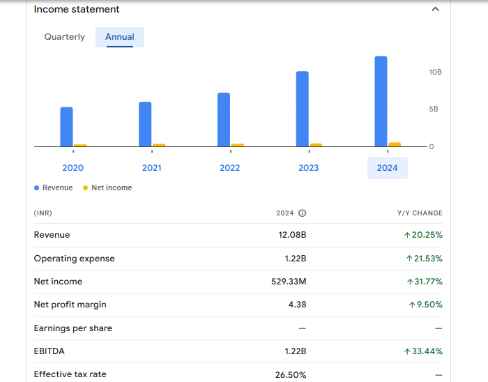 Salasar Techno Engineering Ltd Financials