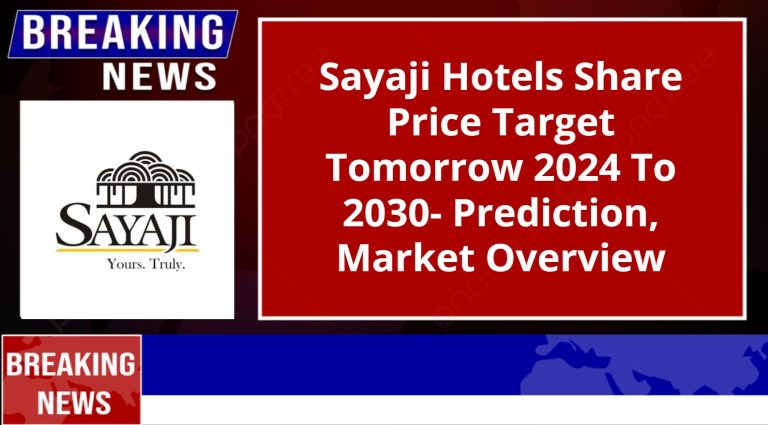 Sayaji Hotels Share Price Target