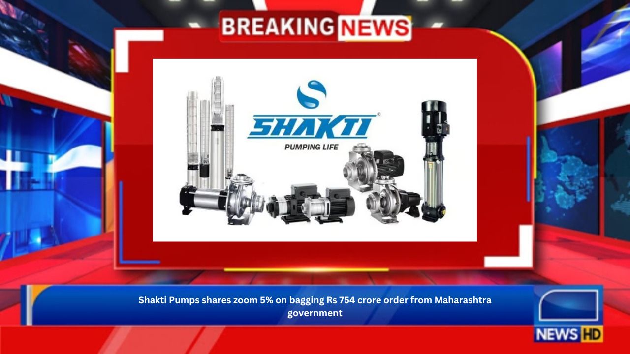 Shakti Pumps shares zoom 5% on bagging Rs 754 crore order from Maharashtra government