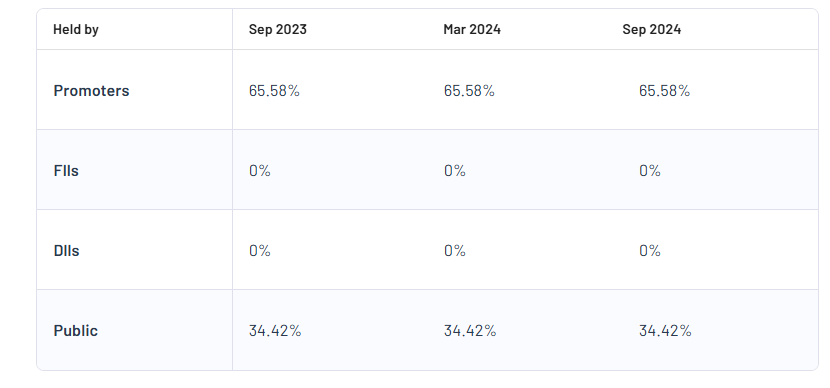 Techknowgreen Solutions Ltd Shareholding Pattern