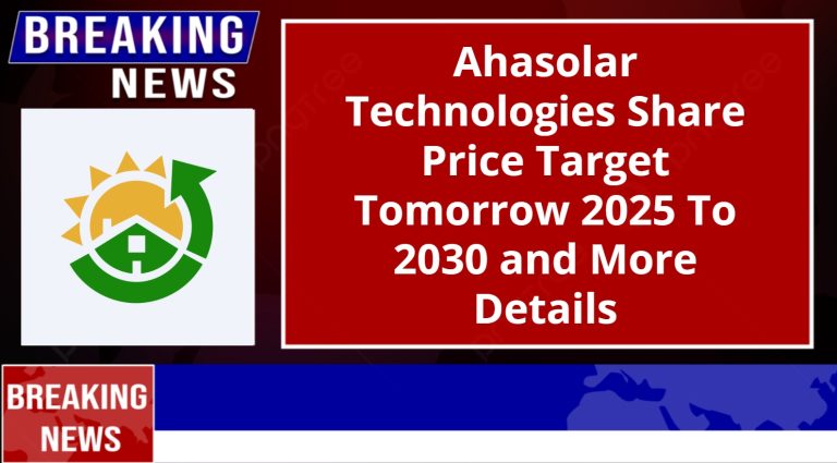 Ahasolar Technologies Share Price Target