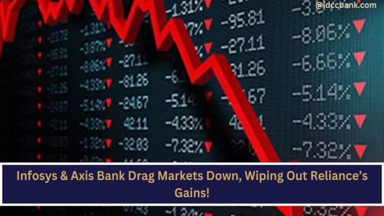 Infosys & Axis Bank Drag Markets Down, Wiping Out Reliance’s Gains!