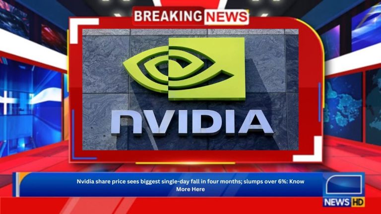 Nvidia share price sees biggest single-day fall in four months; slumps over 6%: Know More Here