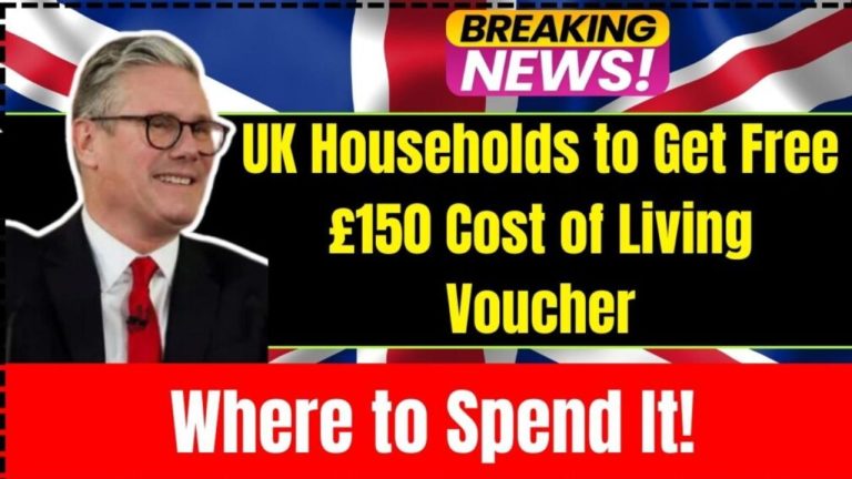 Uk households to get free £150 cost of living vocher