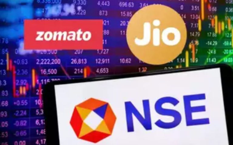 Zomato, Jio Financial shares in focus on inclusion in Nifty 50 index