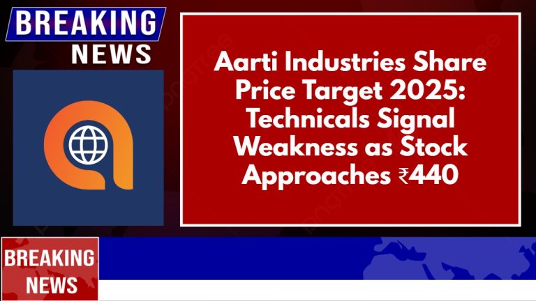 Aarti Industries Share Price Target 2025: Technicals Signal Weakness as Stock Approaches ₹440