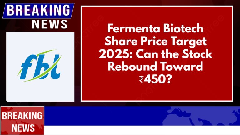 Fermenta Biotech Share Price Target 2025: Can the Stock Rebound Toward ₹450?