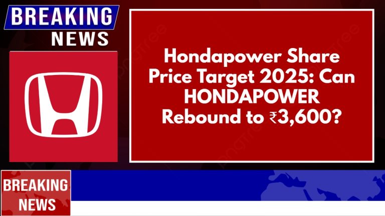 Hondapower Share Price Target 2025: Can HONDAPOWER Rebound to ₹3,600?