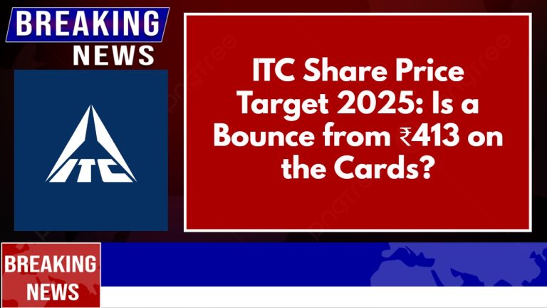 ITC Share Price Target 2025: Is a Bounce from ₹413 on the Cards?