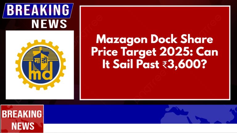 Mazagon Dock Share Price Target 2025: Can It Sail Past ₹3,600?