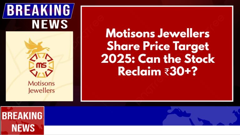 Motisons Jewellers Share Price Target 2025: Can the Stock Reclaim ₹30+?