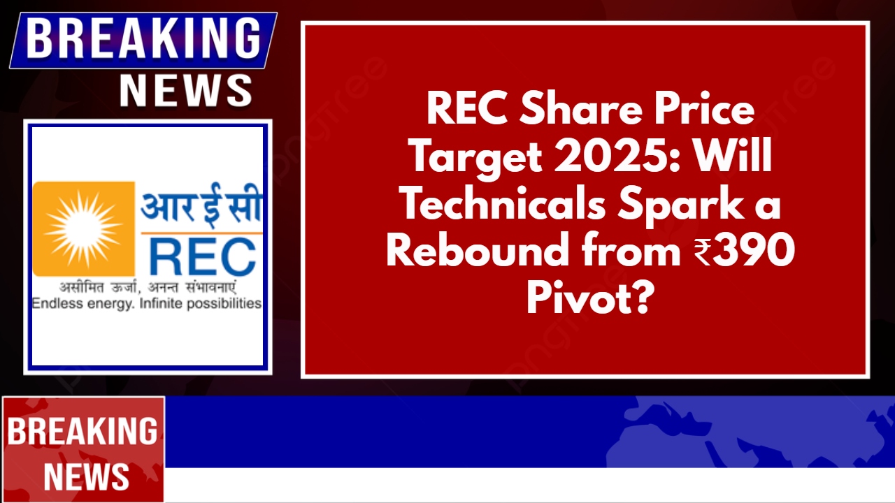 REC Share Price Target 2025: Will Technicals Spark a Rebound from ₹390 Pivot?