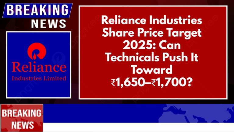 Reliance Industries Share Price Target 2025: Can Technicals Push It Toward ₹1,650–₹1,700?