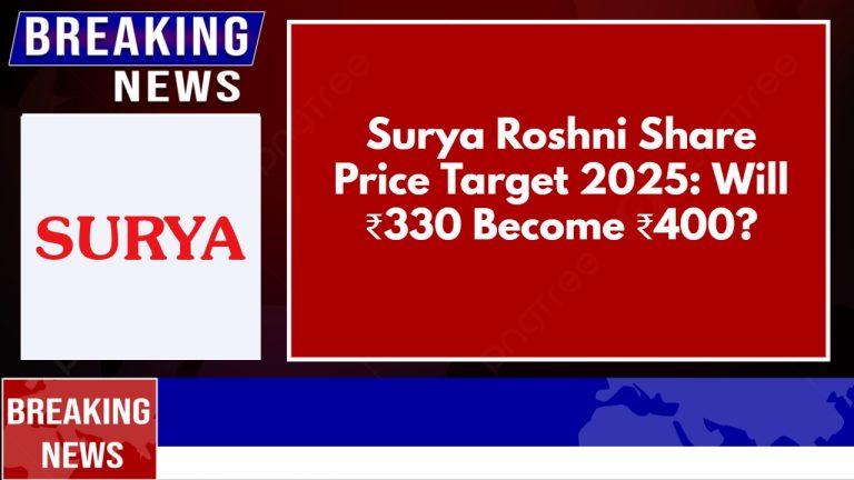 Surya Roshni Share Price Target 2025: Will ₹330 Become ₹400?