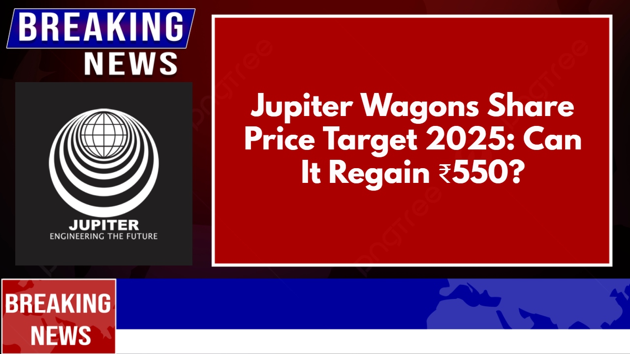 Jupiter Wagons Share Price Target 2025: Can It Regain ₹550?