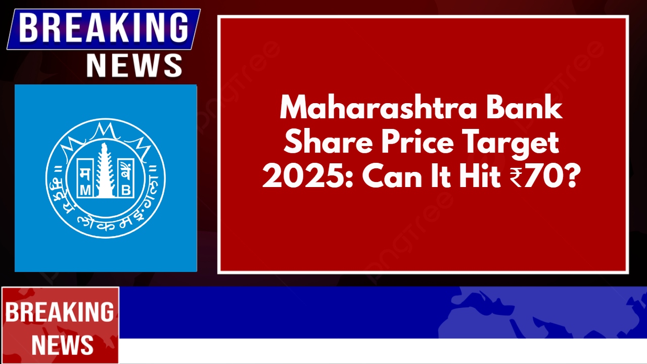 Maharashtra Bank Share Price Target 2025: Can It Hit ₹70?