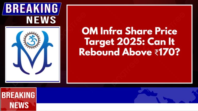 OM Infra Share Price Target 2025: Can It Rebound Above ₹170?
