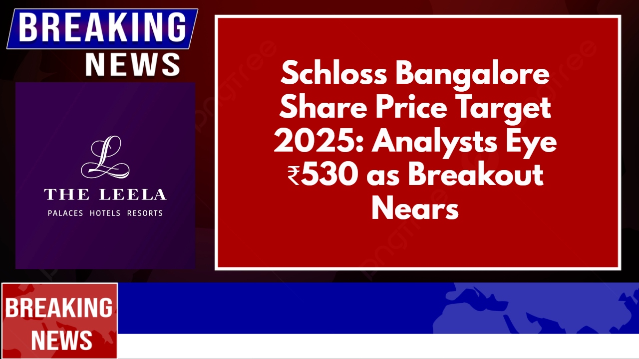 Schloss Bangalore Share Price Target 2025: Analysts Eye ₹530 as Breakout Nears